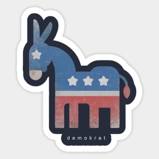 Democrat-Donkey Sticker